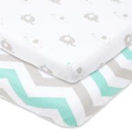 🛏️ premium fitted pack and play sheets: compatible with graco pack n play, 4moms, chicco & more – cozy cuddly cubs playard sheets for playpens, play yards, portable cribs & mini cribs логотип