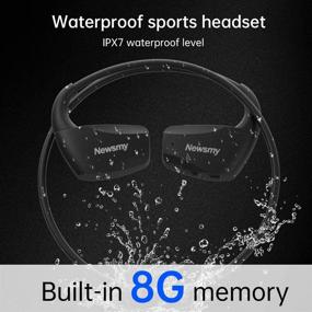 img 2 attached to 🎧 Ultimate Bluetooth Waterproof Отменяющие шум наушники от Ralyin: непревзойденное качество звука и водостойкость