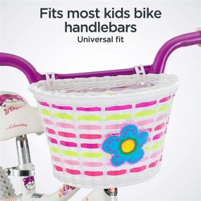 img 1 attached to 🚲 Enhance Your Child's Bike Adventures with the Schwinn Girls Bicycle Basket: A Fun and Stylish Front Bike Accessory