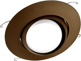 img 1 attached to NICOR Lighting 6 Inch Eyeball 17506OB