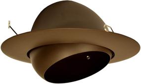 img 4 attached to NICOR Lighting 6 Inch Eyeball 17506OB