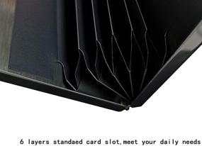 img 1 attached to 💳 Silver Credit Holder Protector for Business: Durable and Stylish Solution