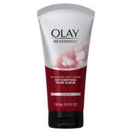 🧼 olay regenerist pore scrub facial cleanser with detoxifying action, 5.0 fl oz logo