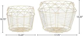 img 1 attached to Amazon Brand Modern Geometric Baskets