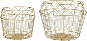 img 3 attached to Amazon Brand Modern Geometric Baskets