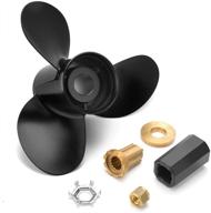 qiclear marine: 13 1/4 x 17 aluminum outboard propeller for mercury engines 60-125hp - upgrade your boat motor performance with a 15 spline tooth propeller - rh rotation, hub kits included логотип