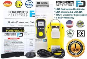 img 2 attached to 🔬 FORENSICS OZONE O3 Detector & Analyzer with Probe + PUMP - NIST Calibrated in USA, Rechargeable Battery via USB, Adjustable Alarms, 0-20ppm O3