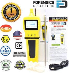 img 1 attached to 🔬 FORENSICS OZONE O3 Detector & Analyzer with Probe + PUMP - NIST Calibrated in USA, Rechargeable Battery via USB, Adjustable Alarms, 0-20ppm O3