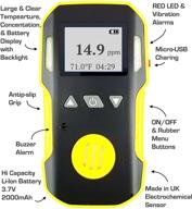 🔬 forensics ozone o3 detector & analyzer with probe + pump - nist calibrated in usa, rechargeable battery via usb, adjustable alarms, 0-20ppm o3 logo