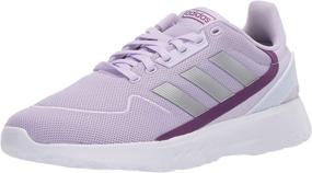 img 4 attached to Adidas Унисекс Дети Кроссовки Небула Алая Девчачья Обувь 👟 - Стильная и удобная обувь для активных мальчиков и девочек.