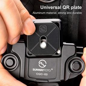 img 2 attached to 📷 Sunwayfoto CP-39 Camera Clip - Arca-Swiss, RRS Compatible Two-Piece Quick Release Plate