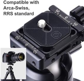 img 1 attached to 📷 Sunwayfoto CP-39 Camera Clip - Arca-Swiss, RRS Compatible Two-Piece Quick Release Plate