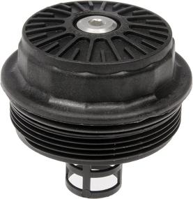 img 4 attached to Dorman 917-004 Engine Oil Filter Cap: Compatible with Ford/Mazda/Mercury Models, Black Finish