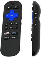 📺 enhanced replacement smart tv remote control for sharp roku logo