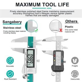 img 1 attached to 📏 Sangabery Electronic Micrometer for Millimeter Conversion