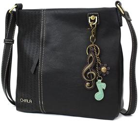 img 1 attached to 👜 Stylish Laser Crossbody Faux Leather Handbags & Wallets: CHALA Women's Collection