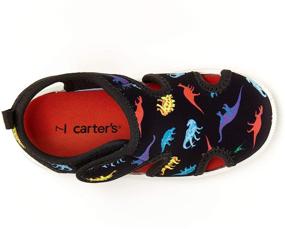 img 1 attached to 👟 Спортивные сандали Carters: идеальная черная обувь для активных игр мальчиков