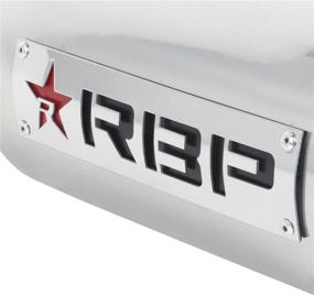 img 2 attached to 🔥 RBP RBP-35453R RX-1 Dual-Badged Exhaust Tip in Polished Stainless Steel