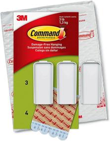 img 4 attached to 🖼️ Large Canvas Hangers- Indoor Use, 3 Hooks, 4 Strips- Decorate Free from Damage, Command