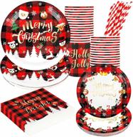 christmas napkins disposable holiday tableware logo