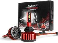 🔆 xkglow elite series 6000k bright white led headlight conversion kit - hb3 / 9005/9011 / h10 / 9045/9140 / 9155 replacement bulb for halogen headlights logo