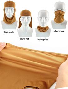 img 1 attached to 🌞 Ultimate UV Sun Protection: 8-Piece Full Face Balaclava Covers for Unisex Windproof Skiing