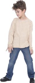 img 1 attached to State Cashmere Striped Sleeve Sweatshirt