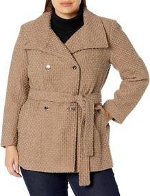 img 2 attached to Calvin Klein Womens Double Breated Women's Clothing and Coats, Jackets & Vests