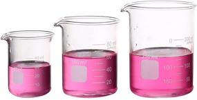 img 3 attached to Accurate Measurement with Glass Measuring Beaker 100Ml Graduated: Empower your Precision