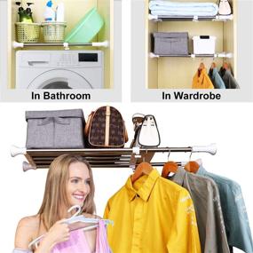 img 1 attached to Maximize Closet Space with LETS DIY Adjustable Tension Closet Shelves – Organize and Expand Storage