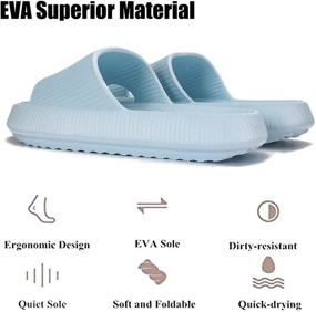 img 2 attached to MOLATIN Slippers Non Slip Bathroom Technology Super Foot, Hand & Nail Care