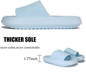 img 3 attached to MOLATIN Slippers Non Slip Bathroom Technology Super Foot, Hand & Nail Care
