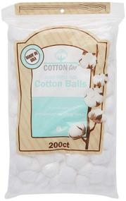 img 2 attached to Cotton Too Triple Size 200 Count 100% Cotton Balls, 2 Pack - Soft and Absorbent for Your Skincare Routine