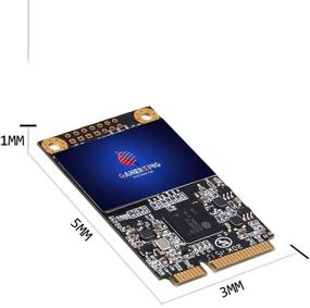 img 3 attached to Gamerking 1TB MSATA Внутренний твердотельный накопитель SSD - Высокопроизводительный твердотельный накопитель для настольного компьютера и ноутбука, SATA3 6Gb / s мини-ПК