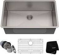 30-inch stainless steel kraus khu100-30 kitchen sink logo