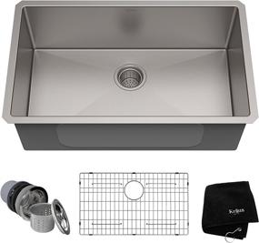 img 4 attached to 30-Inch Stainless Steel Kraus KHU100-30 Kitchen Sink