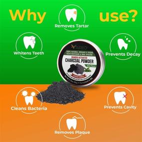 img 3 attached to 🌿 Бамбуковый активированный угольный зубной порошок: органическое отбеливание зубов с освежающим мятным вкусом - для веганов и натуральный
