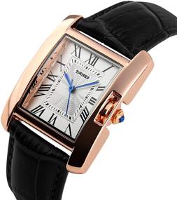 img 3 attached to 🕰️ Stylish and Elegant Fanmis Watches: Women's Leather Wristwatches with Numerals