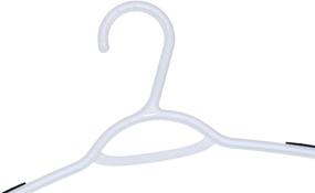 img 1 attached to 👕 AzxecVcer 30 PC Plastic Hangers - Non-Slip Clothes Hangers for Dresses, Blouses, Pants, Shirts, Ties, Scarves, Sweaters - 30 Pack