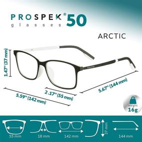 img 1 attached to Улучшите свой зрительный комфорт с очками против синего света PROSPEK ARCTIC - идеально подходят как для женщин, так и для мужчин.