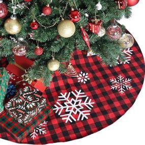 img 4 attached to Buffalo Snowflake Christmas Winter Decorations Seasonal Decor