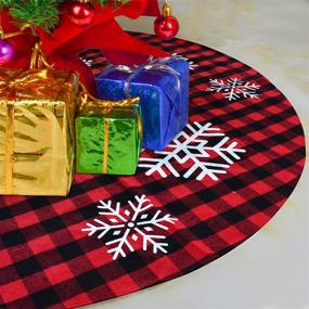 img 3 attached to Buffalo Snowflake Christmas Winter Decorations Seasonal Decor