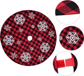 img 2 attached to Buffalo Snowflake Christmas Winter Decorations Seasonal Decor