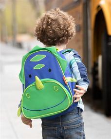 img 2 attached to 🦖 Dinosaur Toddler School Backpack Multi