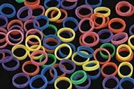 💡 orthodontic elastic rubber bands - 3/16 inch, 100 pack, neon - perfect for dreadlocks, hair braids, and tooth gap fixing - heavy 4.5 oz - aligner king brand guarantee logo