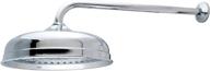 🚿 enhance your shower experience with the kingston brass k225k11 designer trimscape victorian 10-inch showerhead and 17-inch rain drop shower arm in polished chrome logo