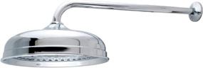 img 3 attached to 🚿 Enhance Your Shower Experience with the Kingston Brass K225K11 Designer Trimscape Victorian 10-inch Showerhead and 17-inch Rain Drop Shower Arm in Polished Chrome