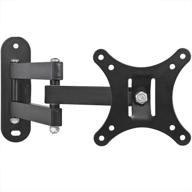 📺 full motion articulating tv wall mount bracket for 13-26 inch led lcd plasma flat screen monitors up to vesa 100x100mm and 33lbs with tilting capability logo