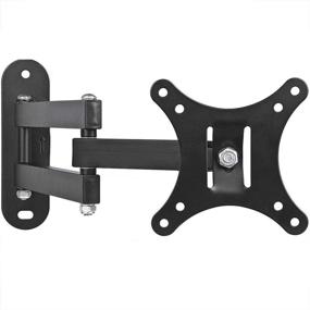 img 4 attached to 📺 Full Motion Articulating TV Wall Mount Bracket for 13-26 inch LED LCD Plasma Flat Screen Monitors up to VESA 100x100mm and 33lbs with Tilting Capability