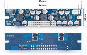 img 2 attached to 💻 RGEEK 1106 DC to DC ATX PSU 12V 300W: Efficient Mini ITX PC Power Supply for Computers